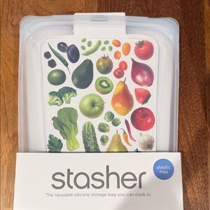 Stasher Silicone Food Storage Bag - Transparent